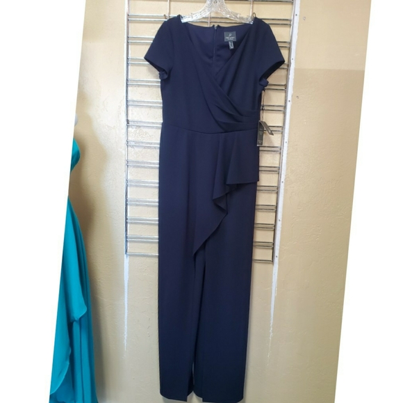 Crepe Cascade Jumpsuit - Picture 1 of 1